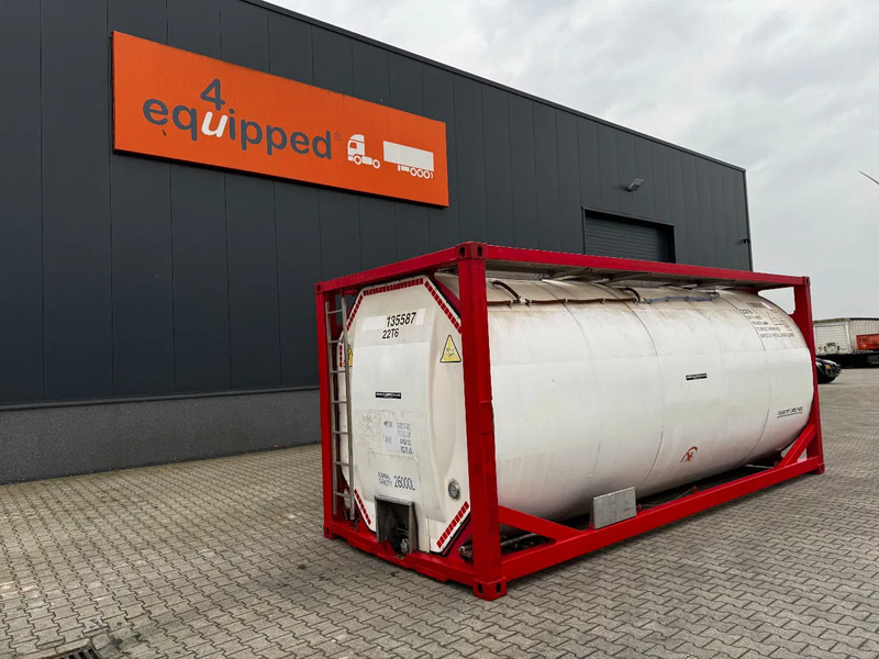 SINGAMAS 20FT ISO, 26.000L/1-COMP/3 BAFFELS/3 manholes, 5Y: 08-2027, L4BN, T11 - Storage tank: picture 1 SINGAMAS 20FT ISO, 26.000L/1-COMP/3 BAFFELS/3 manholes, 5Y: 08-2027, L4BN, T11 - Storage tank: picture 1