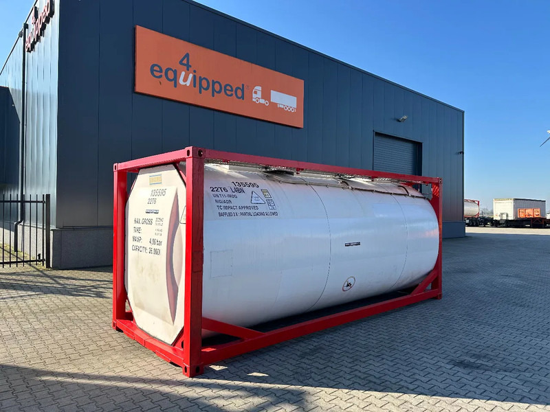 SINGAMAS 20FT ISO, 26.000L/1-COMP/3 BAFFELS/3 manholes, 5Y inspection: 06/2027, L4BN - Storage tank: picture 1 SINGAMAS 20FT ISO, 26.000L/1-COMP/3 BAFFELS/3 manholes, 5Y inspection: 06/2027, L4BN - Storage tank: picture 1
