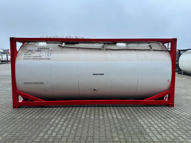 SINGAMAS 20FT ISO, 26.000L/1-COMP/3 BAFFELS/3 manholes, 5Y inspection: 06/2027 - Storage tank: picture 3 SINGAMAS 20FT ISO, 26.000L/1-COMP/3 BAFFELS/3 manholes, 5Y inspection: 06/2027 - Storage tank: picture 3