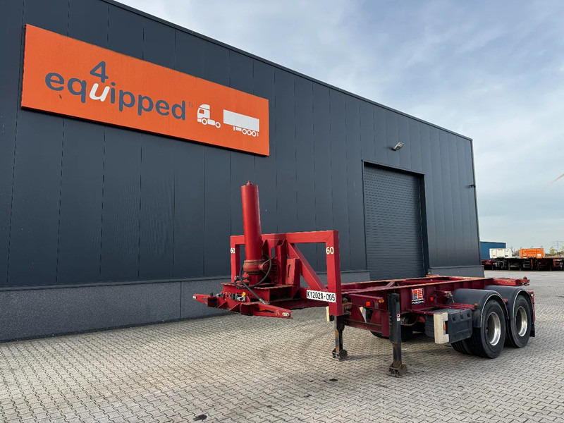 Van Hool 2 AXLE 20FT TIPPING-CHASSIS / TWIN-TIRES / BPW + DISC / ALCOA - Container transporter/ Swap body semi-trailer: picture 1 Van Hool 2 AXLE 20FT TIPPING-CHASSIS / TWIN-TIRES / BPW + DISC / ALCOA - Container transporter/ Swap body semi-trailer: picture 1