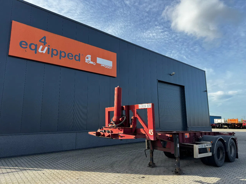 Container transporter/ Swap body semi-trailer Van Hool 2 AXLE 20FT TIPPING-CHASSIS, TWIN-TIRES, BPW + DRUM, ALCOA, MOT 7/2026: picture 1