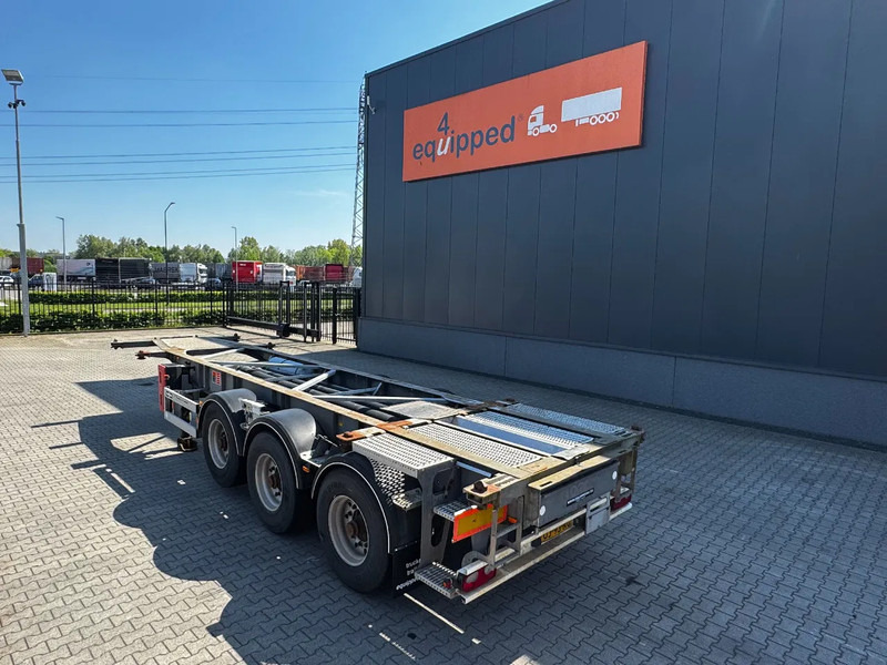 Container transporter/ Swap body semi-trailer Van Hool 20FT/30FT, ADR (EX/II, EX/III, FL, AT), BPW + drum, ALCOA, galvanized, liftaxle, NL-Chassis, 80% tyres: picture 19