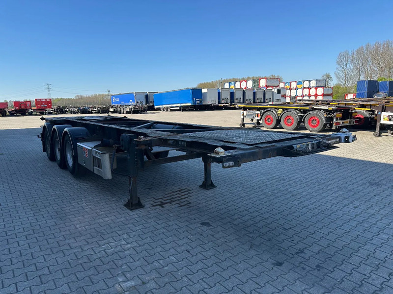 Container transporter/ Swap body semi-trailer Van Hool 20FT/30FT, ADR (EX/II, EX/III, FL, OX, AT), SAF, drum, liftaxle, NL-Chassis: picture 6