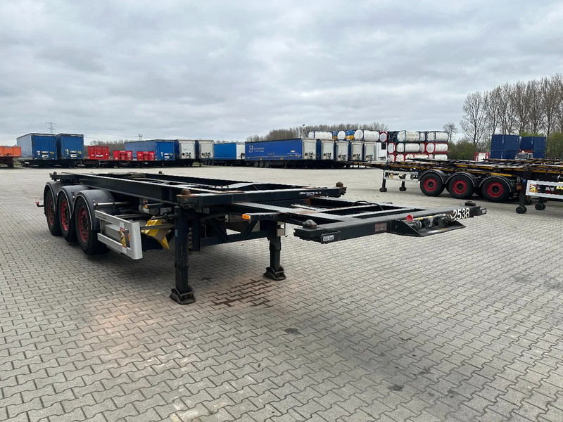 Van Hool 20FT Tipping-chassis, ADR (EX/II, EX/III, FL, AT, OX), SAF, 2 liftaxles, APK/ADR: 06-2026 - Container transporter/ Swap body semi-trailer: picture 5 Van Hool 20FT Tipping-chassis, ADR (EX/II, EX/III, FL, AT, OX), SAF, 2 liftaxles, APK/ADR: 06-2026 - Container transporter/ Swap body semi-trailer: picture 5
