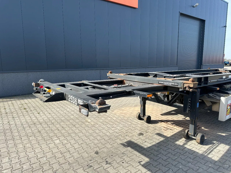 Container transporter/ Swap body semi-trailer Van Hool 20FT Tipping-chassis, ADR (EX/II, EX/III, FL, AT), SAF, 2 liftaxles, APK/ADR: 10-2025: picture 12