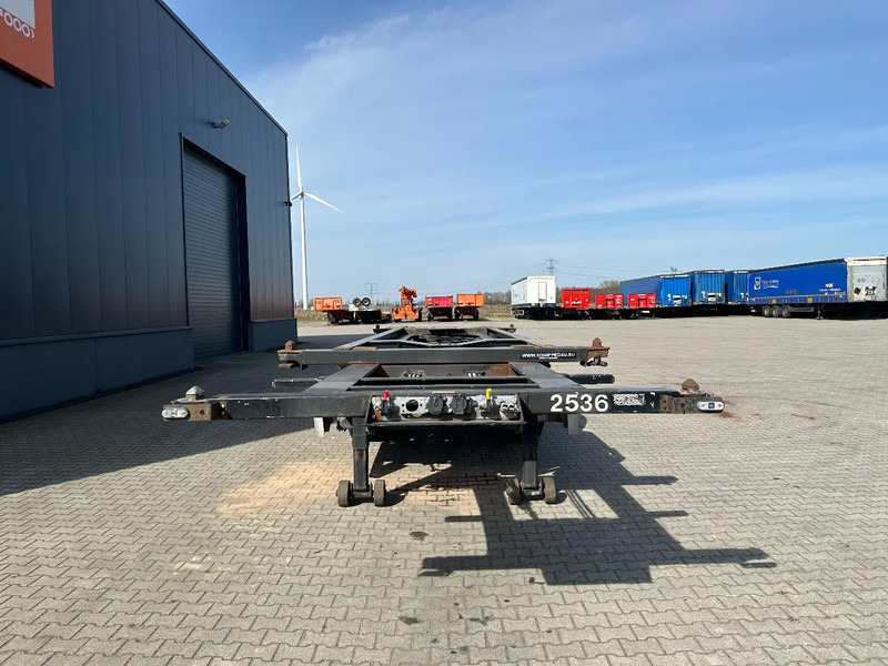 Container transporter/ Swap body semi-trailer Van Hool 20FT Tipping-chassis, ADR (EX/II, EX/III, FL, AT), SAF, 2 liftaxles, APK/ADR: 10-2025: picture 9