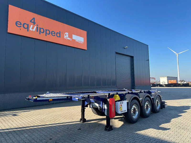 Van Hool NEW / DIRECT AVAILABLE 20FT ADR-CHASSIS, EMPTY WEIGHT: 3.300KG, DISCBRAKES, 3x available, ALU WHEELS - Container transporter/ Swap body semi-trailer: picture 1 Van Hool NEW / DIRECT AVAILABLE 20FT ADR-CHASSIS, EMPTY WEIGHT: 3.300KG, DISCBRAKES, 3x available, ALU WHEELS - Container transporter/ Swap body semi-trailer: picture 1