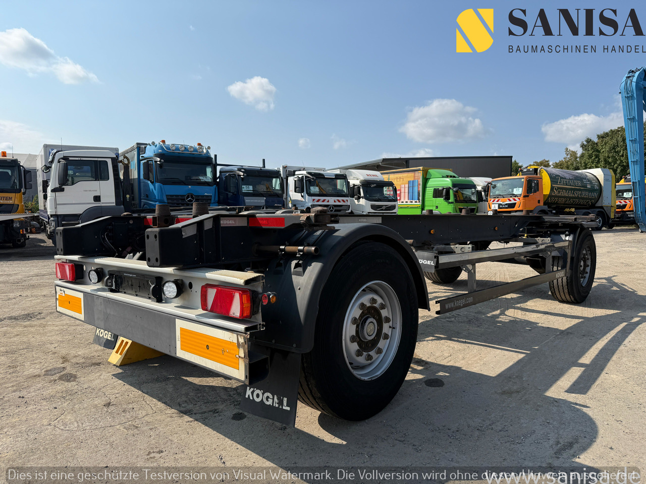 KÖGEL AW18/Wechselfahrgestell/BDF/Pneumatik - Chassis trailer: picture 4 KÖGEL AW18/Wechselfahrgestell/BDF/Pneumatik - Chassis trailer: picture 4