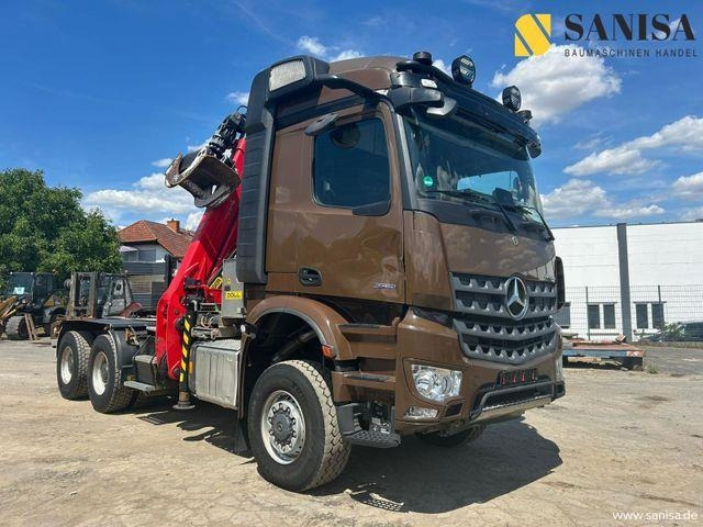 Mercedes-Benz Arocs 3351/6x6/Palfinger Epolsion S260/Langholz - Timber truck: picture 1 Mercedes-Benz Arocs 3351/6x6/Palfinger Epolsion S260/Langholz - Timber truck: picture 1