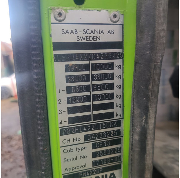 Container transporter/ Swap body truck Scania 82-H: picture 11