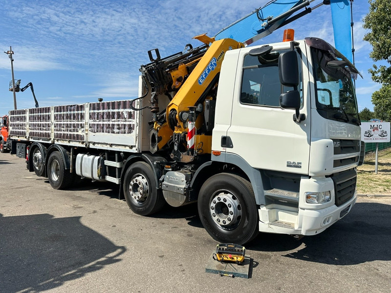 DAF CF 85.360 8x2 + CRANE (25m!) EFFER 305 6S + JIB 4S + ROTATOR - PLATORM 7m60 - LIFT + STEERING AXLE - EURO 5 - BE - Dropside/ Flatbed truck, Crane truck: picture 1 DAF CF 85.360 8x2 + CRANE (25m!) EFFER 305 6S + JIB 4S + ROTATOR - PLATORM 7m60 - LIFT + STEERING AXLE - EURO 5 - BE - Dropside/ Flatbed truck, Crane truck: picture 1