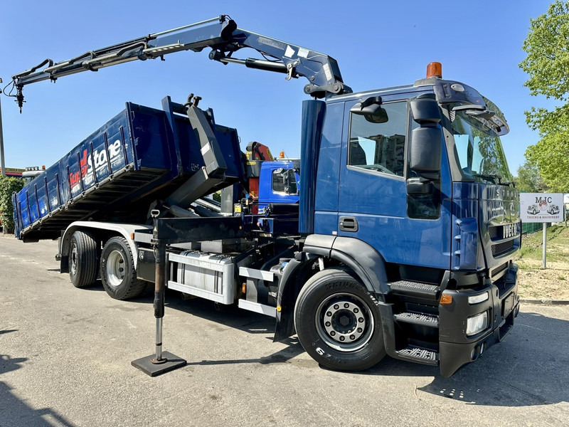 Iveco STRALIS 420 6x2 + CRANE HMF 1720 K3 + ROTATOR - LIFT + STEERING AXLE - EURO 5 - *FULL AIR* - CONTAINER INCL. - BE TRUCK - Hook lift truck, Crane truck: picture 1 Iveco STRALIS 420 6x2 + CRANE HMF 1720 K3 + ROTATOR - LIFT + STEERING AXLE - EURO 5 - *FULL AIR* - CONTAINER INCL. - BE TRUCK - Hook lift truck, Crane truck: picture 1