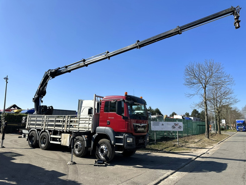 Crane truck MAN TGS 35.420 8x4 + CRANE HIAB X-HIPRO 302 EP-5 - 192.000km - ROTATOR - 5/6 F - PLATFORM 6m55 - AIR SUSPENSION - TUV 06/2025 - TOP CONDITION: picture 13