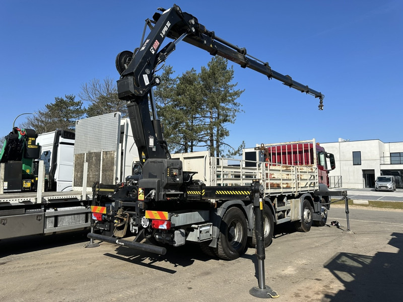 Crane truck MAN TGS 35.420 8x4 + CRANE HIAB X-HIPRO 302 EP-5 - 192.000km - ROTATOR - 5/6 F - PLATFORM 6m55 - AIR SUSPENSION - TUV 06/2025 - TOP CONDITION: picture 20