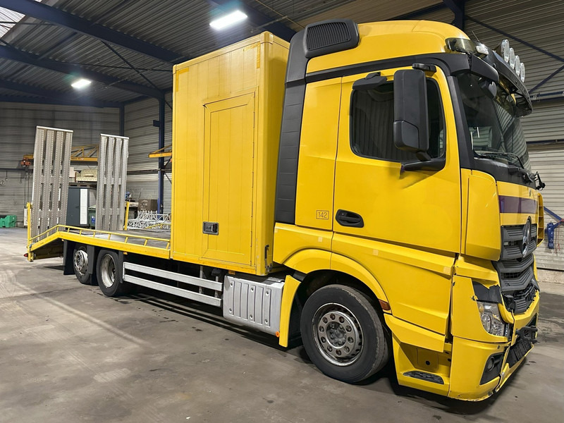 Mercedes-Benz ACTROS 2745 6x2 OPRIJWAGEN / AUTOTRANSPORTER / MACHINE CARRIER - WINCH - 6m10 - EURO 5 - LIFT AXLE - HYDR RAMPS - NL TRUCK - Autotransporter truck: picture 4 Mercedes-Benz ACTROS 2745 6x2 OPRIJWAGEN / AUTOTRANSPORTER / MACHINE CARRIER - WINCH - 6m10 - EURO 5 - LIFT AXLE - HYDR RAMPS - NL TRUCK - Autotransporter truck: picture 4