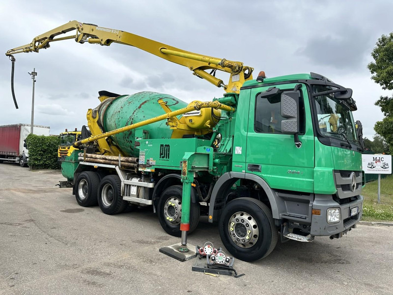 Mercedes-Benz ACTROS 3241 8x4 PUMI PM M 21-3 (21m) Putzmeister - *238.000km* / 1586H - EPS - BLADVERING / NAAFREDUCTIE - Concrete pump truck: picture 1 Mercedes-Benz ACTROS 3241 8x4 PUMI PM M 21-3 (21m) Putzmeister - *238.000km* / 1586H - EPS - BLADVERING / NAAFREDUCTIE - Concrete pump truck: picture 1