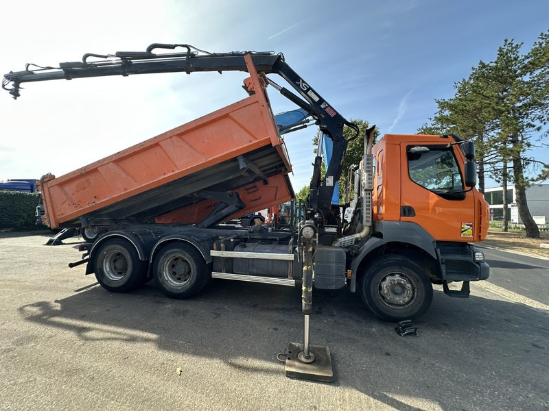 Renault KERAX 380 DXI 6x4 TIPPER + CRANE HIAB 144 B-3 - RADIO - *246.000km* - RETARDER - BORDMATIC - EURO 5 - Tipper, Crane truck: picture 4 Renault KERAX 380 DXI 6x4 TIPPER + CRANE HIAB 144 B-3 - RADIO - *246.000km* - RETARDER - BORDMATIC - EURO 5 - Tipper, Crane truck: picture 4
