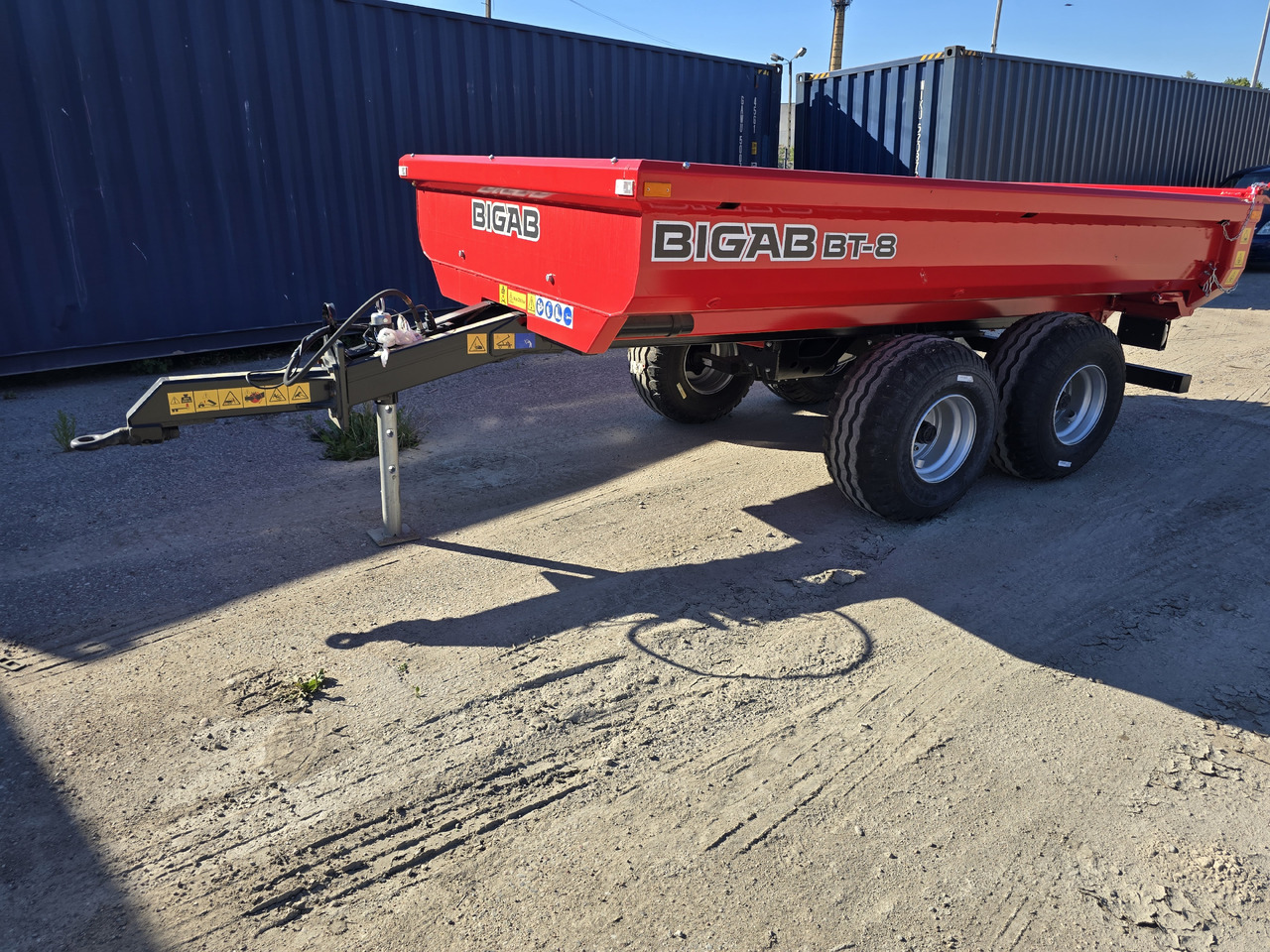 BIGAB BT-8 HARDOX - Farm tipping trailer/ Dumper: picture 2 BIGAB BT-8 HARDOX - Farm tipping trailer/ Dumper: picture 2