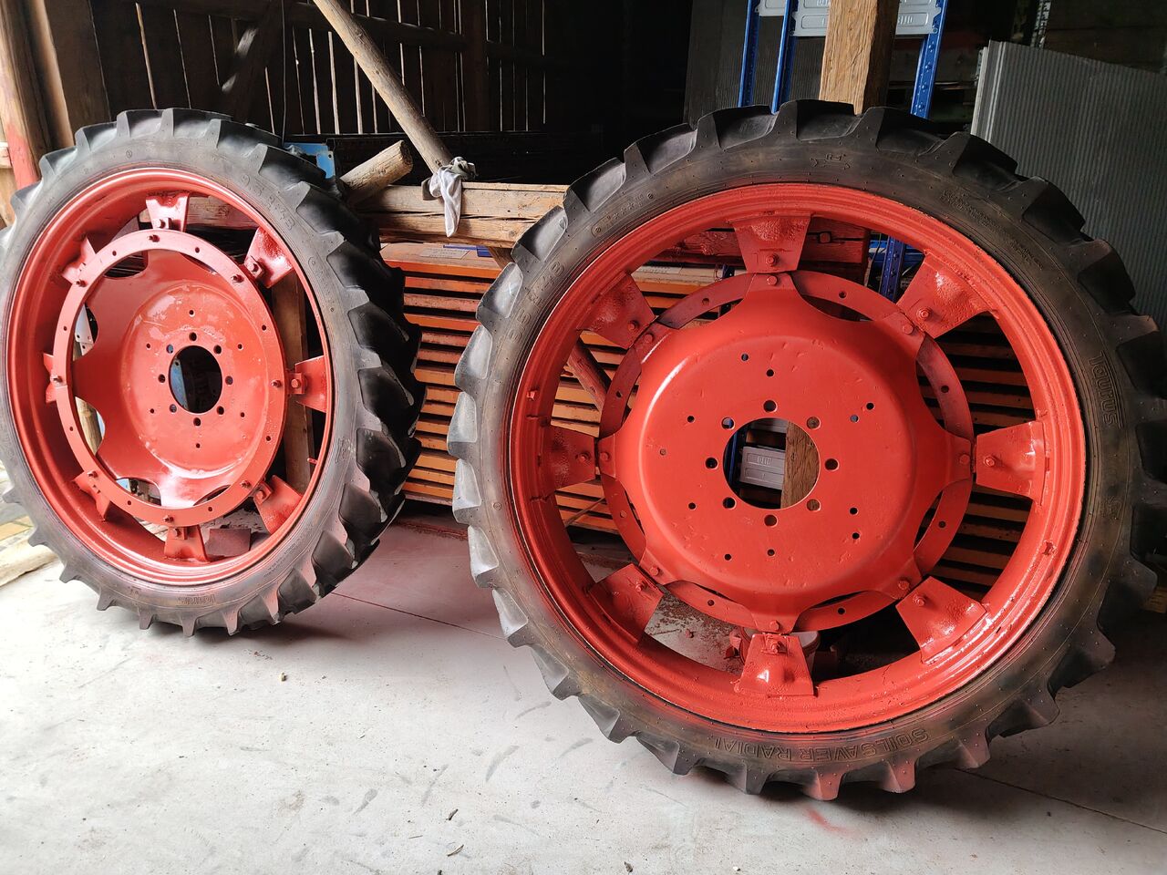 Kleber, Taurus 11.2 R32 (270/95 R32), 9.5 R48 - Wheel and tire package for Agricultural machinery: picture 5 Kleber, Taurus 11.2 R32 (270/95 R32), 9.5 R48 - Wheel and tire package for Agricultural machinery: picture 5