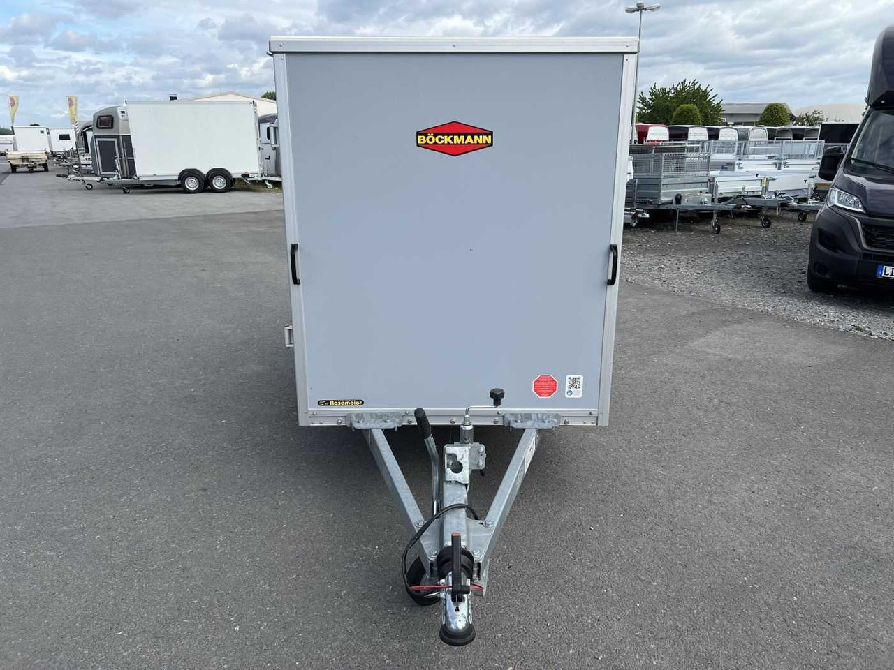 New Closed box trailer BOECKMANN KT 2513/135 F Tür TKL Stützen Kofferanhänger: picture 8 New Closed box trailer BOECKMANN KT 2513/135 F Tür TKL Stützen Kofferanhänger: picture 8