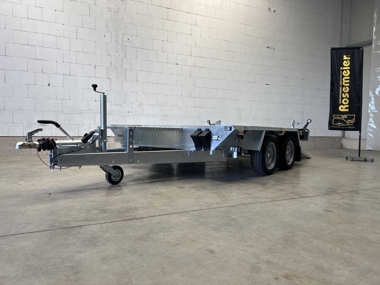 New Plant trailer MARTZ BAU-3 300/2 S 3T Maschinentransporter: picture 15