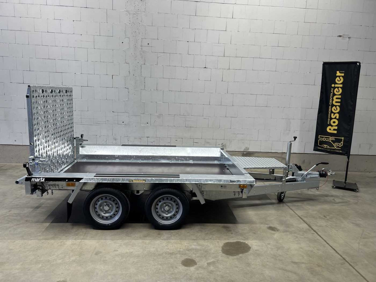 New Plant trailer MARTZ BAU-3 300/2 S 3T Maschinentransporter: picture 8