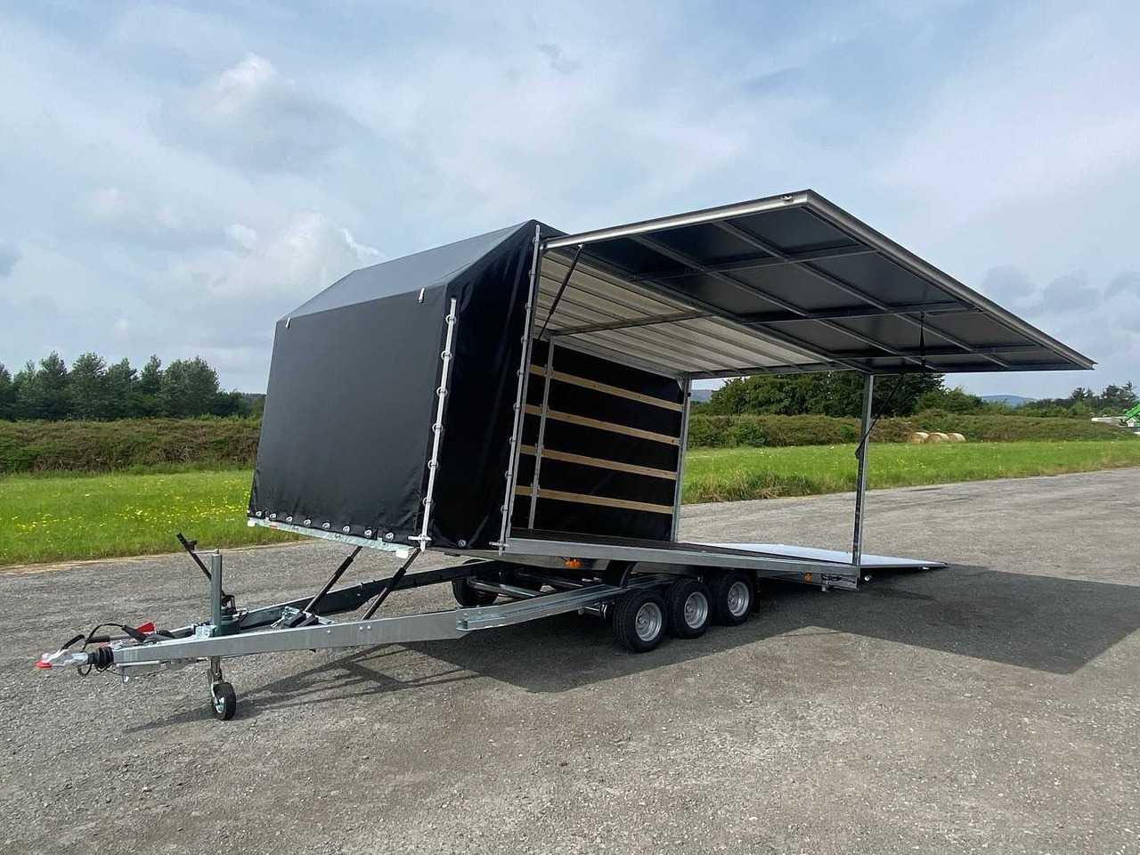 ROSEMEIER VE Jumbo 35.5 Tridem-Planenaufbau Autotransporter - Autotransporter trailer: picture 2 ROSEMEIER VE Jumbo 35.5 Tridem-Planenaufbau Autotransporter - Autotransporter trailer: picture 2