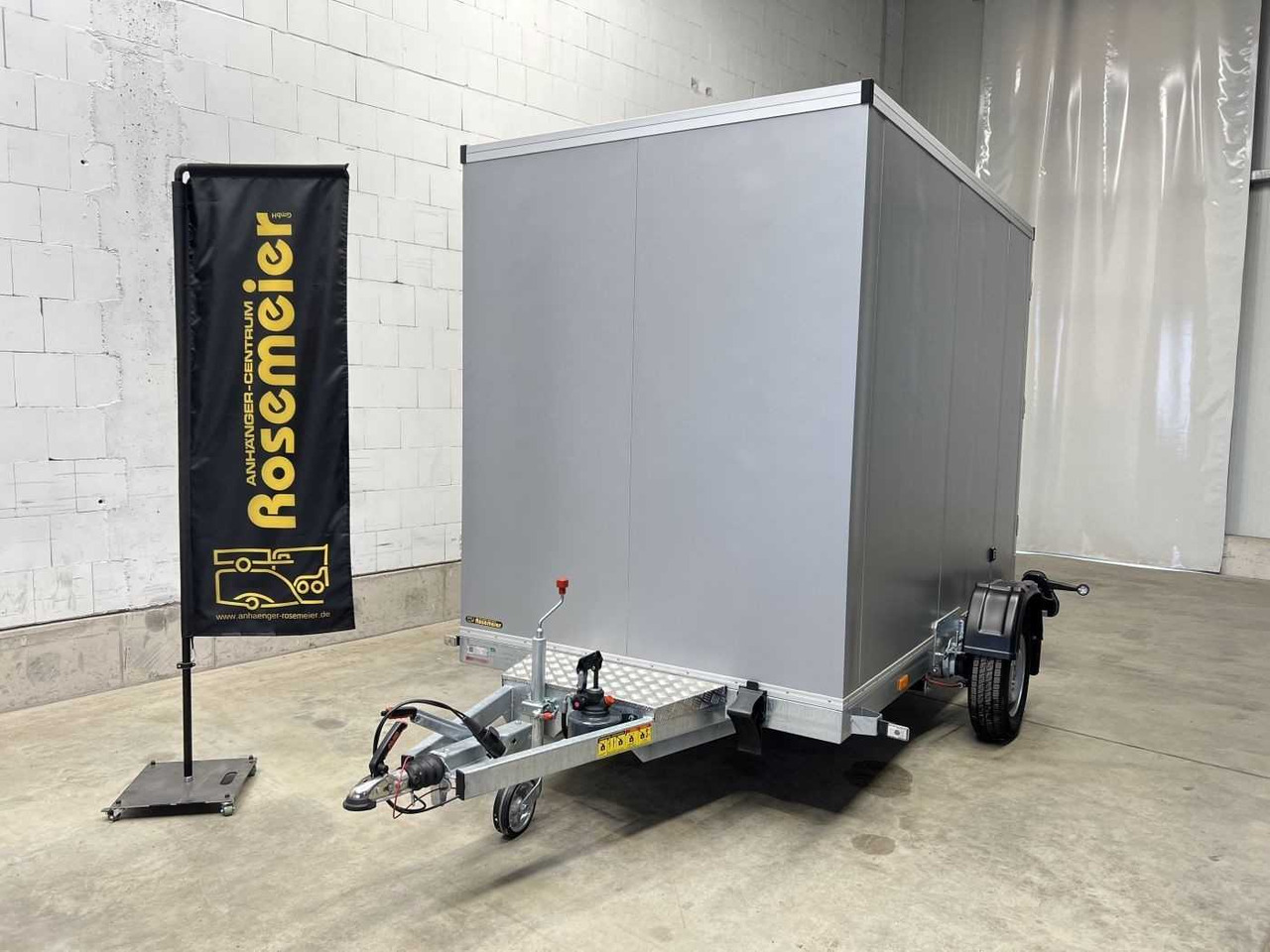 New Closed box trailer VEZEKO Husky FB K 13.28 Absenker Kofferanhänger: picture 28