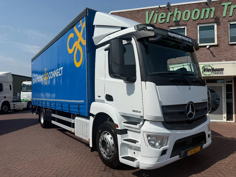 Mercedes-Benz Antos Antos 1824L 4X2 Schiebplane mit 2T Ladebordwand TOP ZUSTAND!!!!! - Curtainsider truck: picture 1 Mercedes-Benz Antos Antos 1824L 4X2 Schiebplane mit 2T Ladebordwand TOP ZUSTAND!!!!! - Curtainsider truck: picture 1