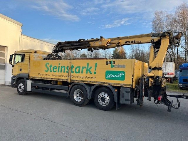 MAN TGS 26.400 Baustoff LKW mit Ladekran Atlas 210.2 MAN TGS 26.400 Baustoff LKW mit Ladekran Atlas 210.2 - Dropside/ Flatbed truck, Crane truck: picture 4 MAN TGS 26.400 Baustoff LKW mit Ladekran Atlas 210.2 MAN TGS 26.400 Baustoff LKW mit Ladekran Atlas 210.2 - Dropside/ Flatbed truck, Crane truck: picture 4