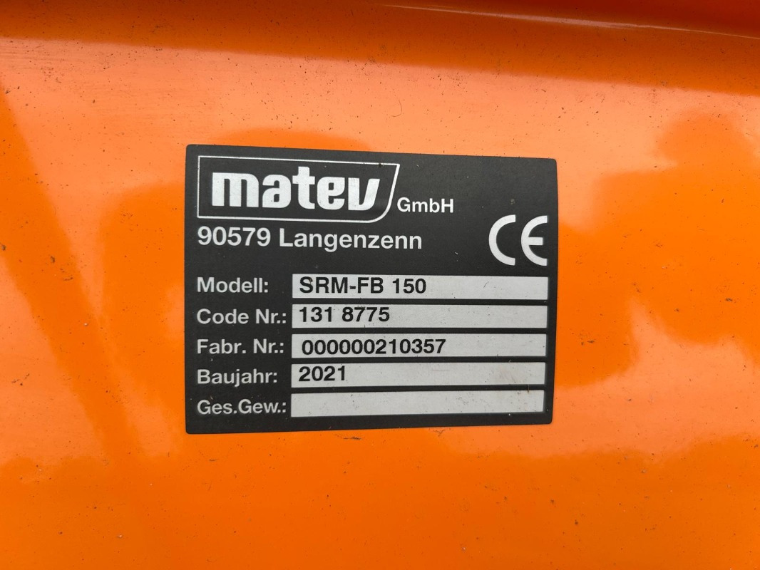 Matev SRM-FB 150 - Attachment: picture 3 Matev SRM-FB 150 - Attachment: picture 3
