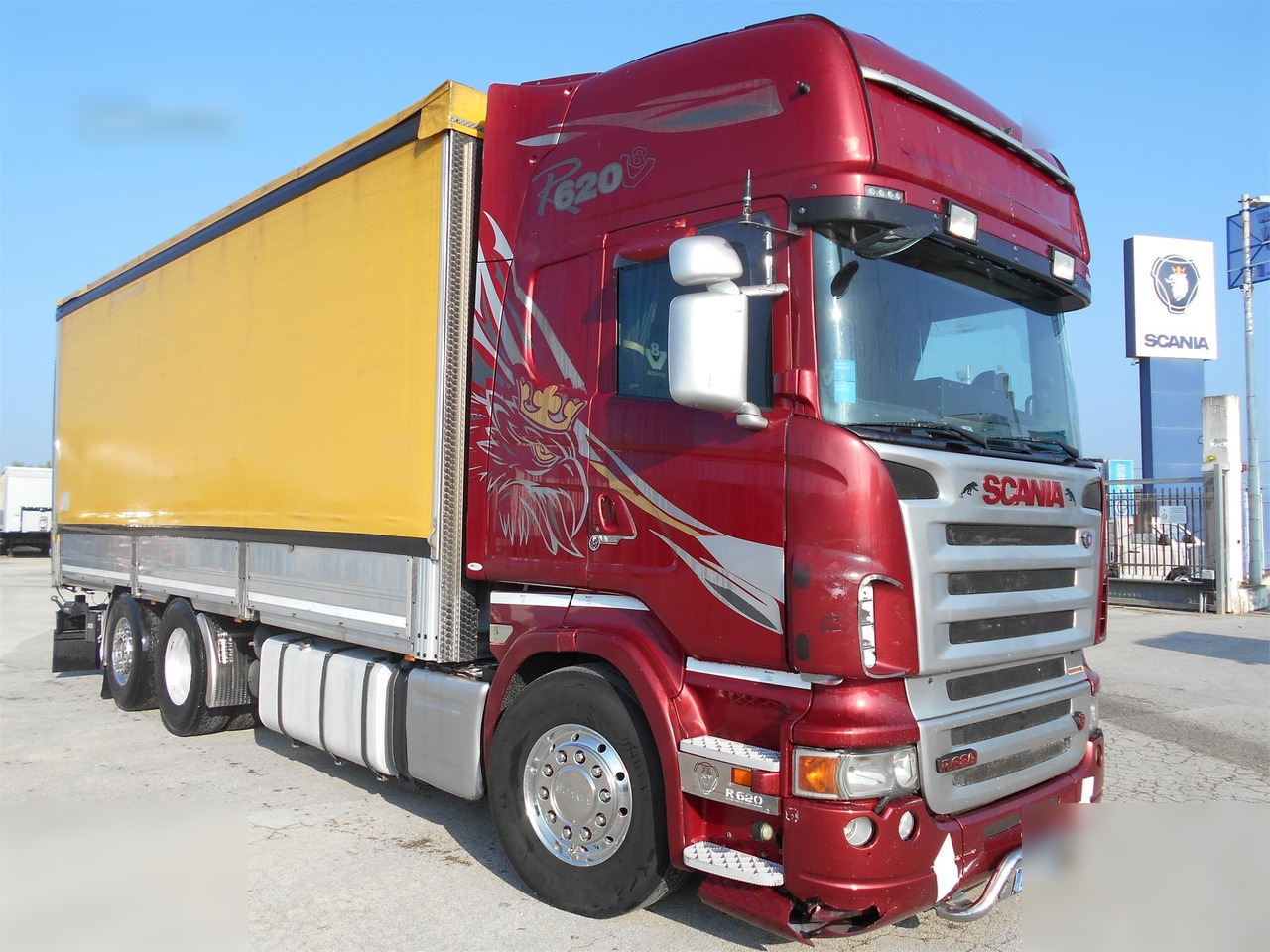 SCANIA R620 - Curtainsider truck: picture 2 SCANIA R620 - Curtainsider truck: picture 2