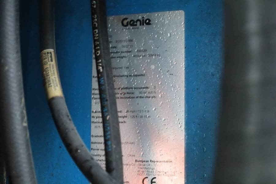 Telescopic boom Genie S125 Diesel, 4x4x4 Drive, 40.1m Working Height, 24: picture 6