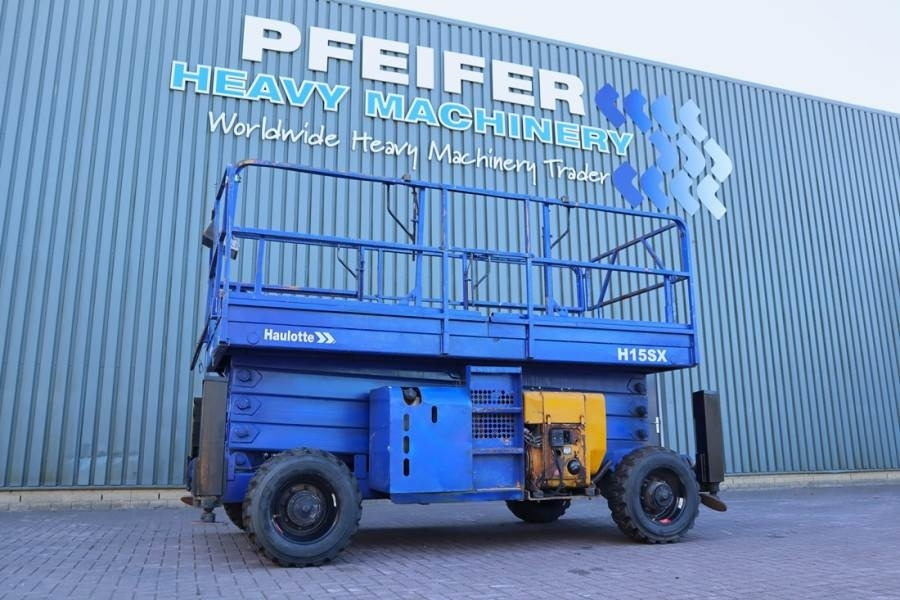 Haulotte H15SX New Tyres, Diesel, 4x4 Drive, 15 Working Hei - Scissor lift: picture 1 Haulotte H15SX New Tyres, Diesel, 4x4 Drive, 15 Working Hei - Scissor lift: picture 1