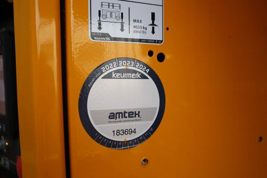 Scissor lift Haulotte HS15EPRO Valid Inspection, *Guarantee! Full Electr: picture 11 Scissor lift Haulotte HS15EPRO Valid Inspection, *Guarantee! Full Electr: picture 11