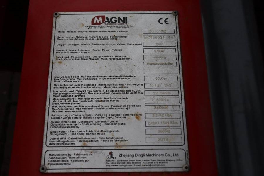 Scissor lift Magni ES1012E Valid inspection, *Guarantee! Electric, 10: picture 12