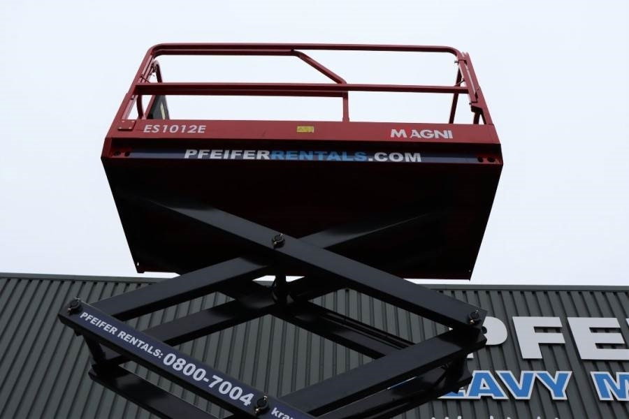 Scissor lift Magni ES1012E Valid inspection, *Guarantee! Electric, 10: picture 14