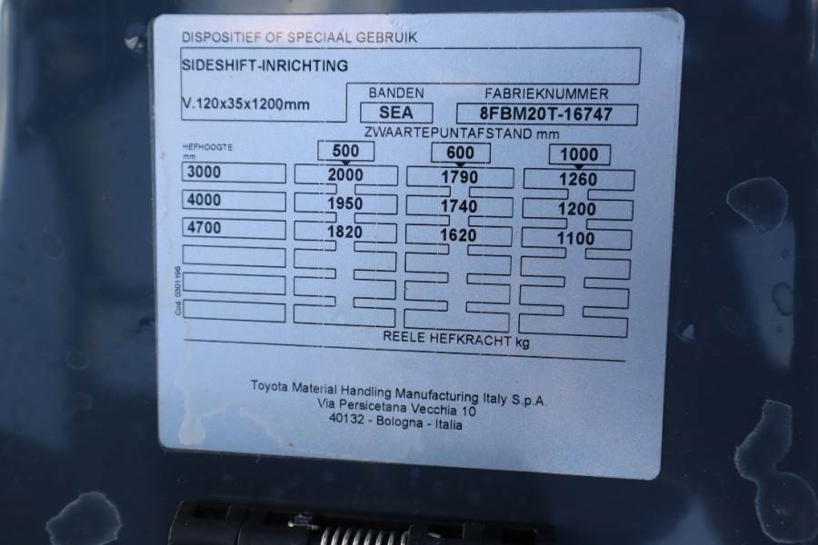Diesel forklift Toyota 8FBM20T Valid inspection, *Guarantee! Electric, 47: picture 13 Diesel forklift Toyota 8FBM20T Valid inspection, *Guarantee! Electric, 47: picture 13