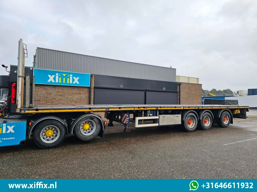 Dropside/ Flatbed semi-trailer Doll 3-ass. Vlakke uitschuifbare oplegger / Naloop gestuurd: picture 6