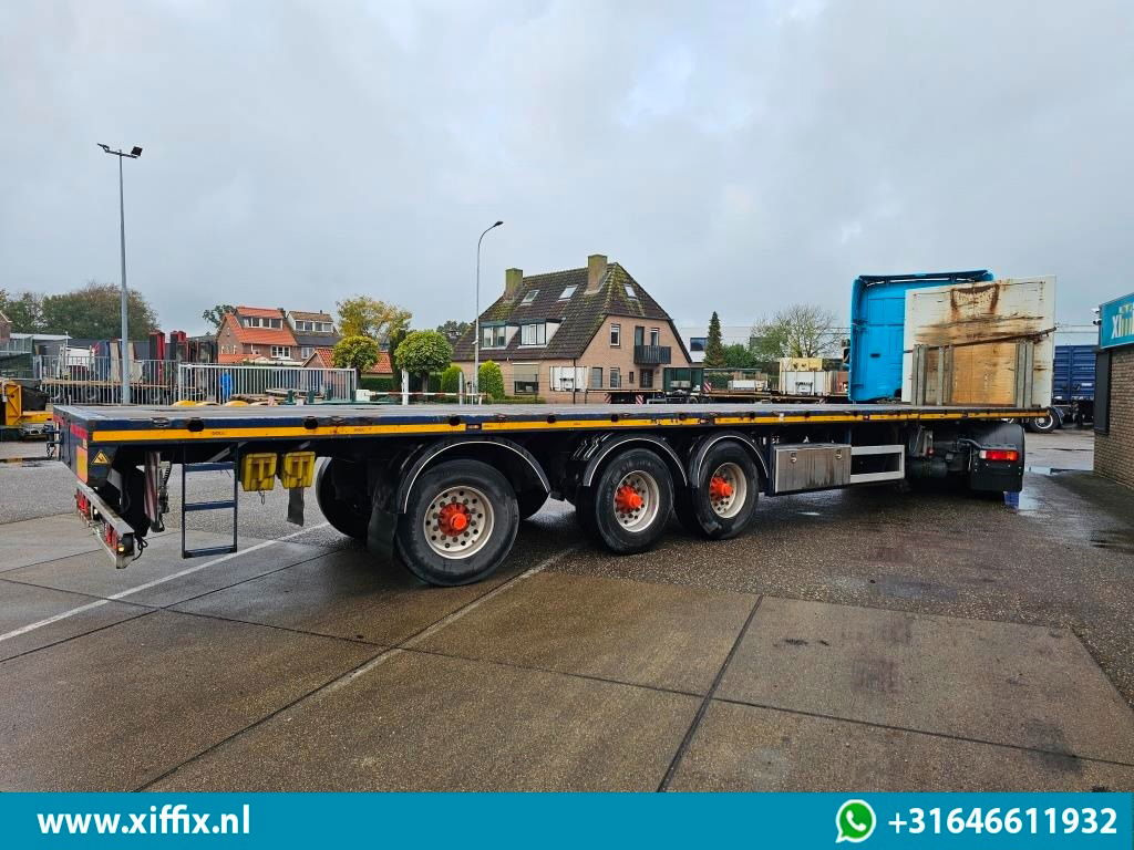 Dropside/ Flatbed semi-trailer Doll 3-ass. Vlakke uitschuifbare oplegger / Naloop gestuurd: picture 9