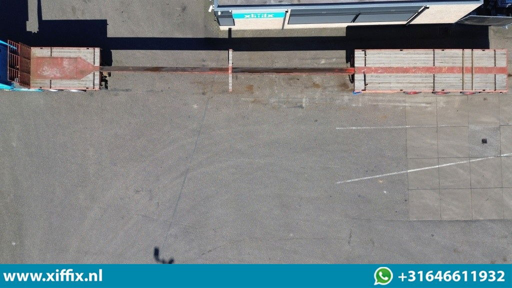 ES-GE 3-ass. Vlakke dubbel 2x uitschuifbare oplegger / 3x gestuurd - Dropside/ Flatbed semi-trailer: picture 3 ES-GE 3-ass. Vlakke dubbel 2x uitschuifbare oplegger / 3x gestuurd - Dropside/ Flatbed semi-trailer: picture 3