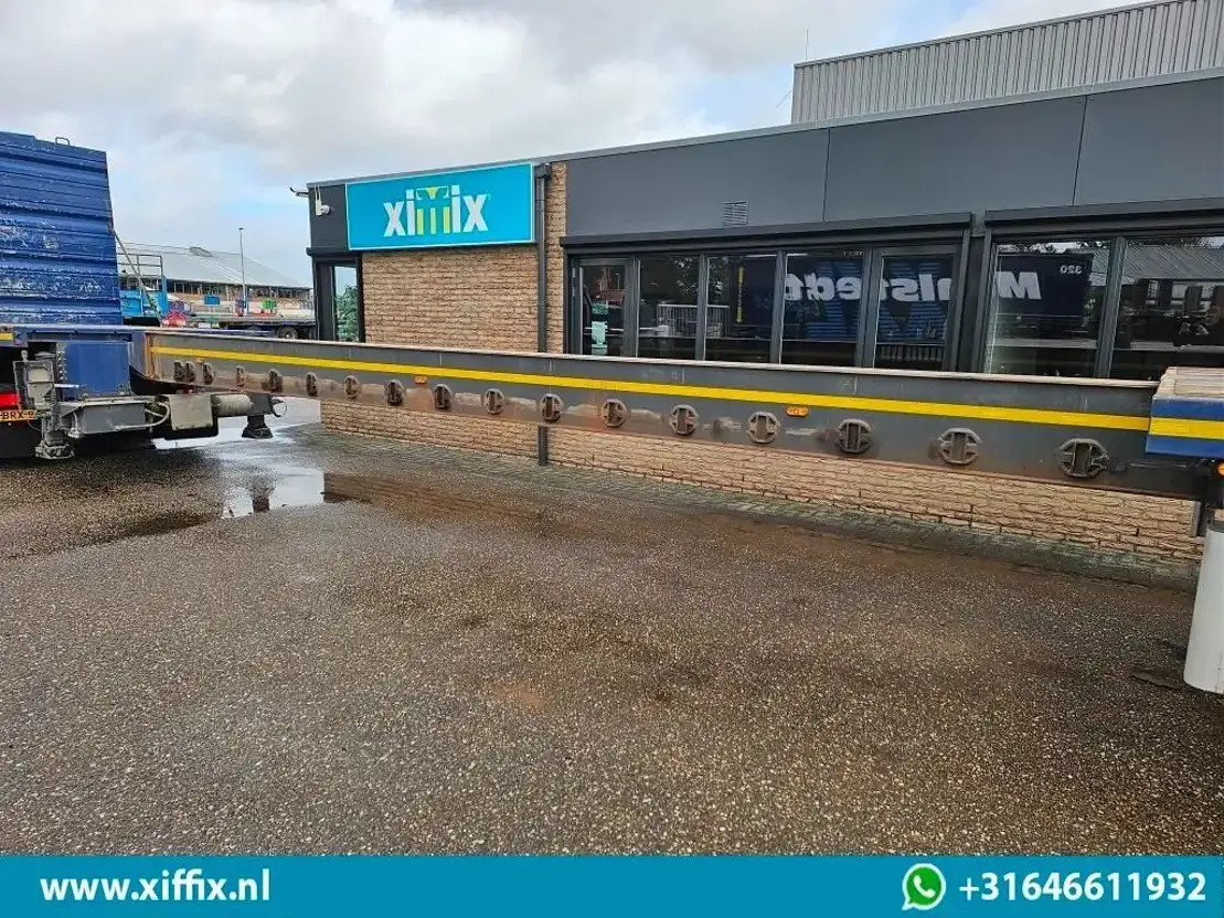 Goldhofer 3-ass. Vlakke uitschuifbare oplegger / 3x gestuurd - Dropside/ Flatbed semi-trailer: picture 5 Goldhofer 3-ass. Vlakke uitschuifbare oplegger / 3x gestuurd - Dropside/ Flatbed semi-trailer: picture 5