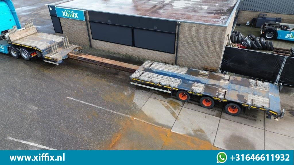 HRD 3-ass. Uitschuifbare Semi dieplader / 1x naloop gestuurd - Low loader semi-trailer: picture 2 HRD 3-ass. Uitschuifbare Semi dieplader / 1x naloop gestuurd - Low loader semi-trailer: picture 2