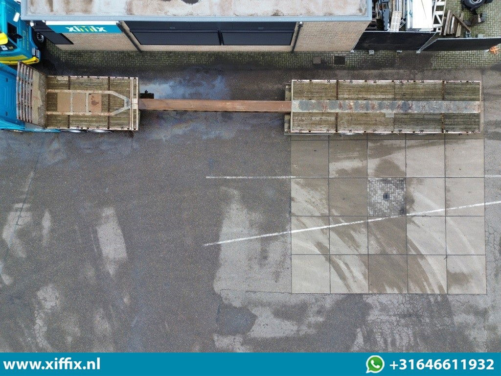 Meusburger 3-ass. Vlakke uitschuifbare oplegger / 3x gestuurd - Dropside/ Flatbed semi-trailer: picture 3 Meusburger 3-ass. Vlakke uitschuifbare oplegger / 3x gestuurd - Dropside/ Flatbed semi-trailer: picture 3