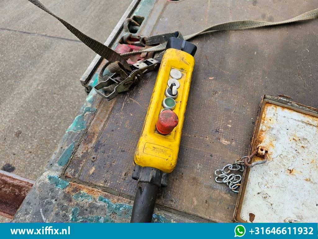 Dropside/ Flatbed semi-trailer Meusburger 4-ass. Vlakke Mega oplegger met elektrische huifopbouw / 2x naloop ge: picture 12 Dropside/ Flatbed semi-trailer Meusburger 4-ass. Vlakke Mega oplegger met elektrische huifopbouw / 2x naloop ge: picture 12