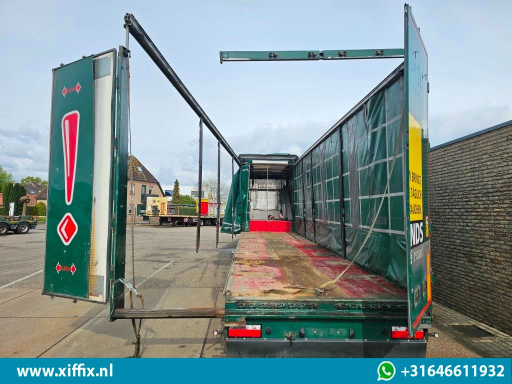 Low loader semi-trailer Meusburger 6-ass. Semi dieplader met elektrische huifopbouw / 3x naloop gestuurd: picture 10