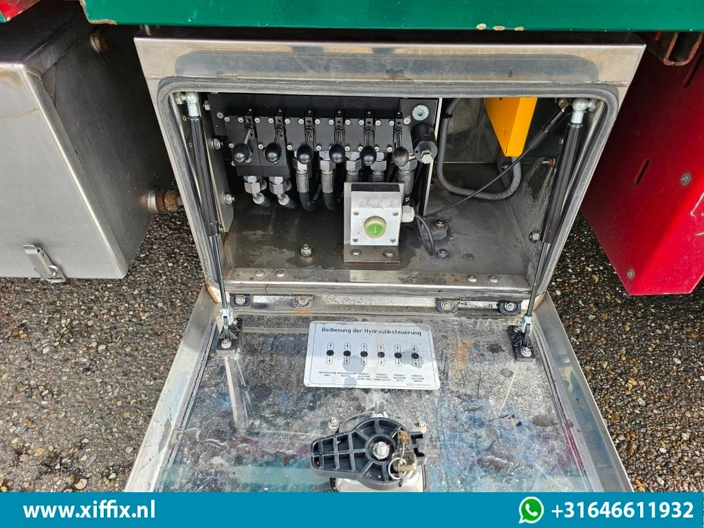 Low loader semi-trailer Meusburger 6-ass. Semi dieplader met elektrische huifopbouw / 3x naloop gestuurd: picture 11