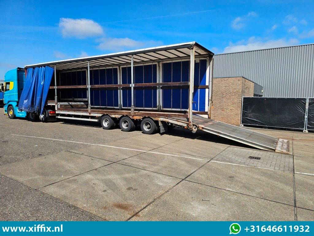 Nooteboom 3-ass. Semi dieplader met huifopbouw / Laadklep - Low loader semi-trailer: picture 4 Nooteboom 3-ass. Semi dieplader met huifopbouw / Laadklep - Low loader semi-trailer: picture 4