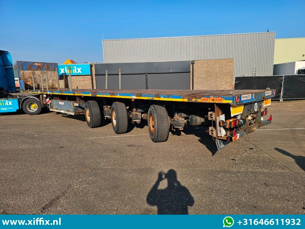 Nooteboom 3-ass. Vlakke uitschuifbare oplegger / 3x gestuurd - Dropside/ Flatbed semi-trailer: picture 4 Nooteboom 3-ass. Vlakke uitschuifbare oplegger / 3x gestuurd - Dropside/ Flatbed semi-trailer: picture 4