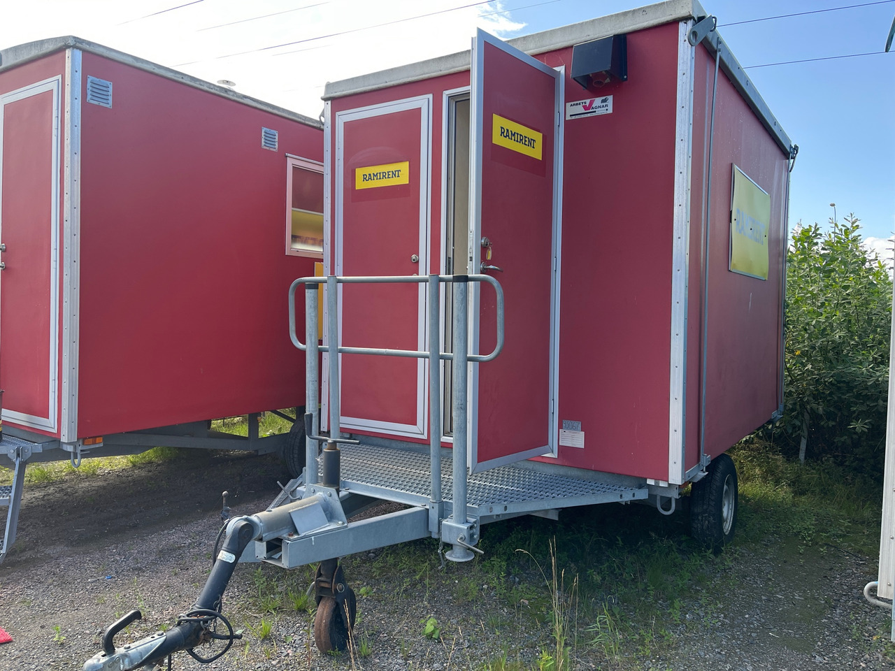 Arbetsvagnar RVT-4 - Construction container, Trailer: picture 1 Arbetsvagnar RVT-4 - Construction container, Trailer: picture 1